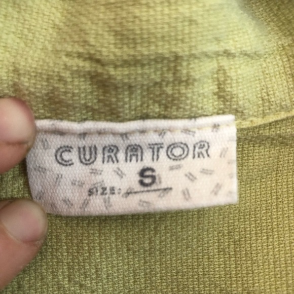 Curator SF work shirt in celery - Picture 9 of 10